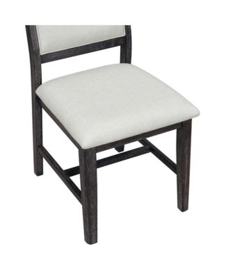 Retro 7-Piece Dining Table Set for 6 (Espresso