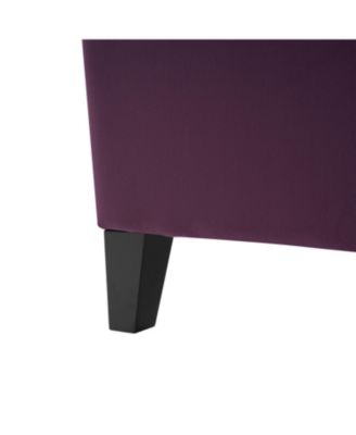 Contemporary Button-Tufted Diamond Stitch Storage Ottoman Bench