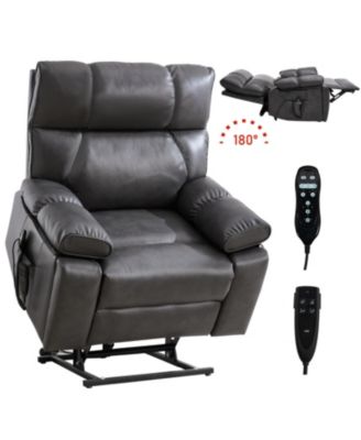 Leatheraire Power Lift Recliner w/ Heat & Massage