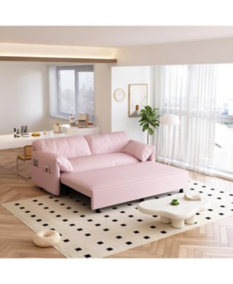 Streamdale 63.8" Pull Out Sofa Bed with Storage for Small Spaces