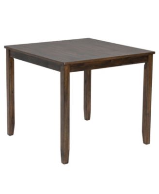 Elegant Walnut 5-Piece Dining Table Set