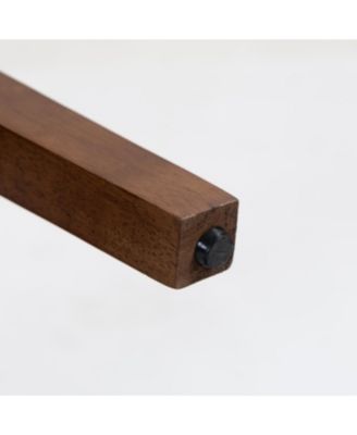 Mid Century Modern Dining Chairs Set of 2 Beige Linen