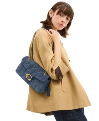 Quilted Tabby Medium Suede Shoulder Bag 26