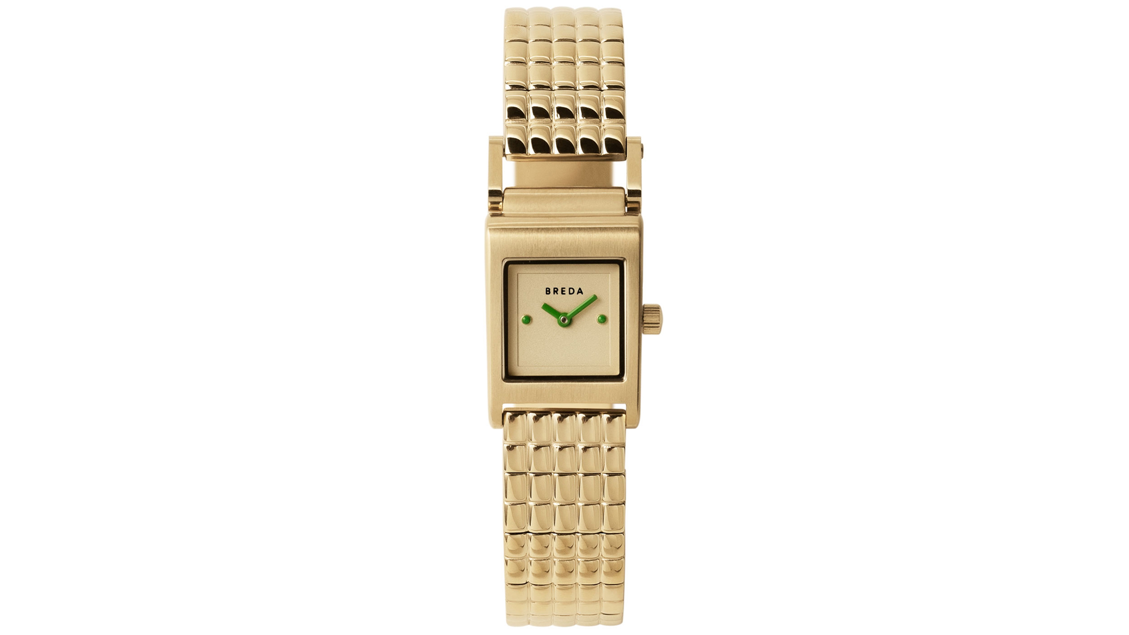 Breda Women's 'Revel' Gold Stainless Steel Bracelet Watch