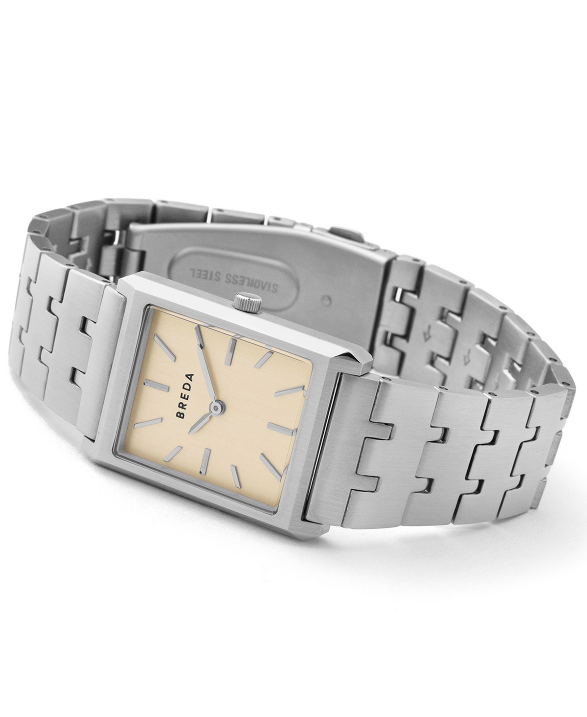 Breda Women's 'Virgil' Silver Stainless Steel Bracelet Watch, 26mm