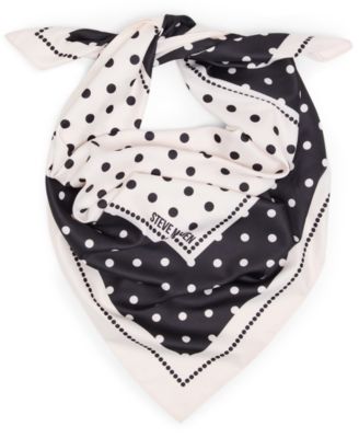 Inverted Polka Dot Square Scarf