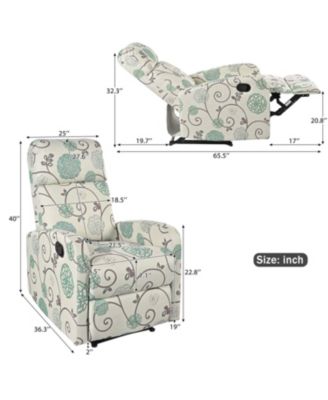 Modern Manual Recliner Chair.