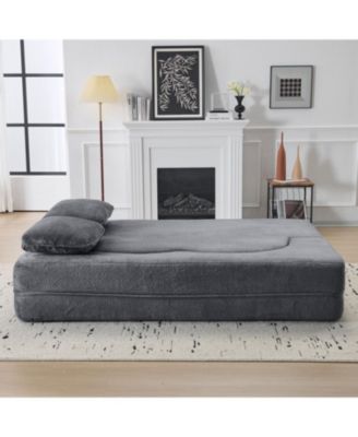 Streamdale Queen Chenille Foldable Sofa Bed - Convertible Futon Couch