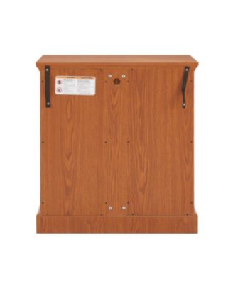 Elegant LED Curio Cabinet - Antique Retro Design, Adjustable Shelves - OAK