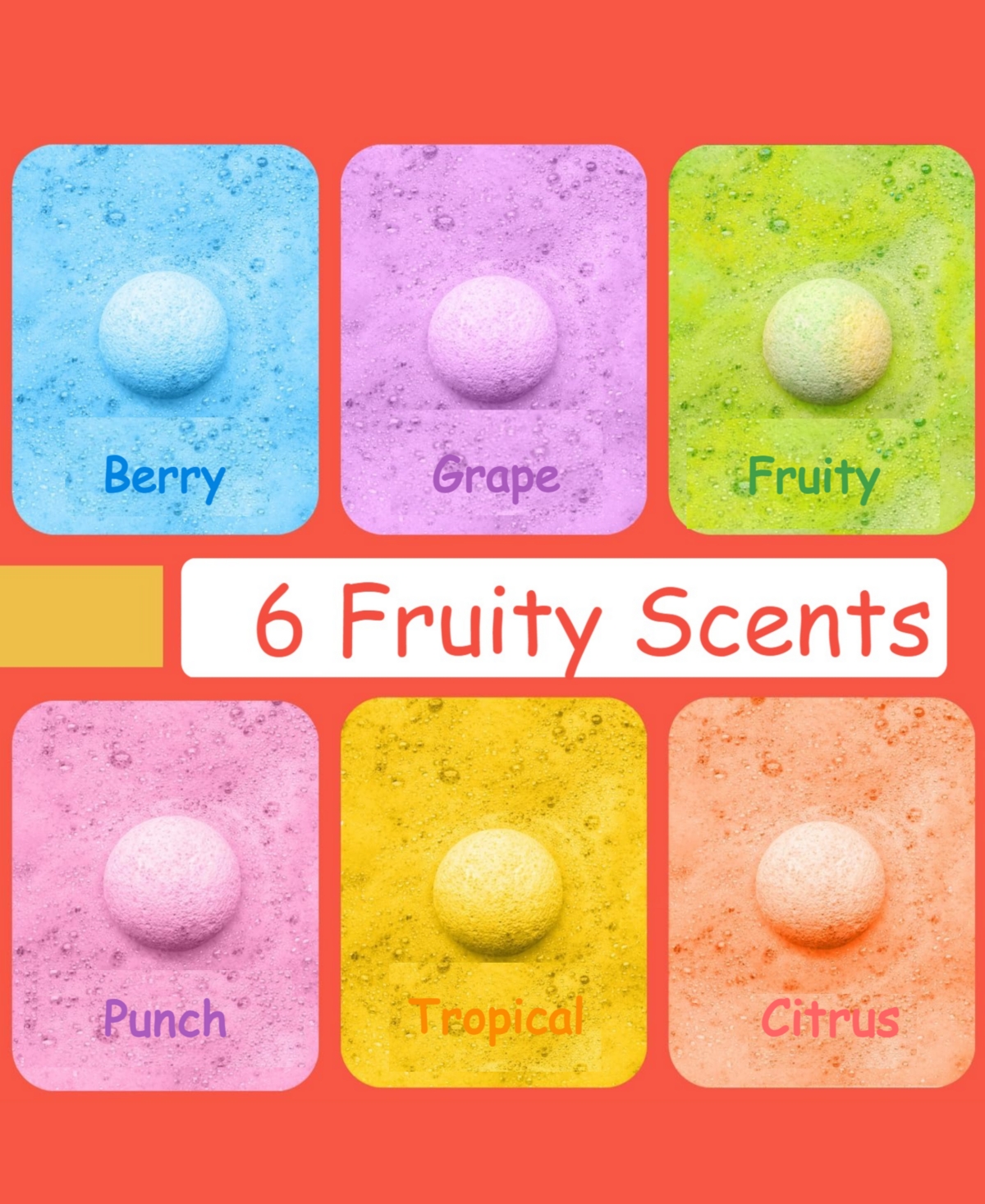 Lovery 6-Pc. Unicorn Squishy Super Bubble Bath Fizzies