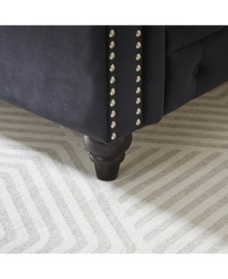 Modern 6-Seat Sofa with Wood Frame & Cushions