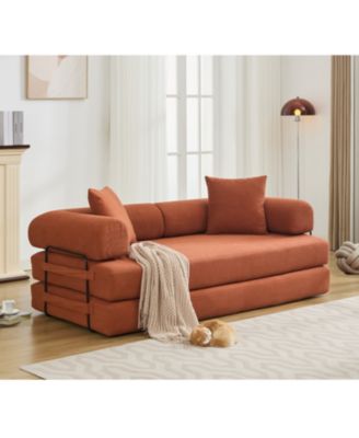 Streamdale 78.5" Folding Sleeper Sofa Bed 4-in-1 DIY King Size