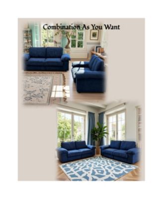 Modern Storage Loveseat Sofa - Small Space Living