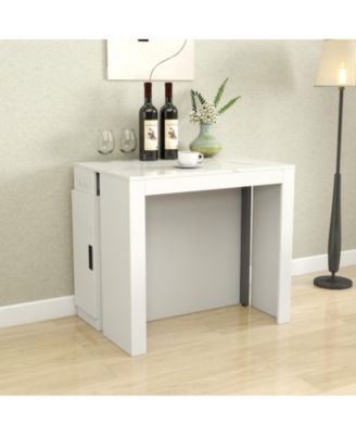 Streamdale Extendable Dining Table with Outlet & Storage