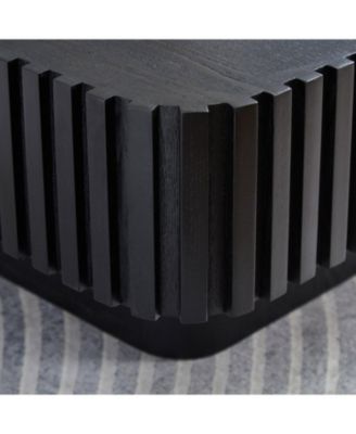 Modern 31.5" Handcraft Drum Coffee Table