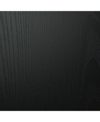  78" Arched Bookcase - Mid Century Modern 4-Tier Display Shelf (Black)