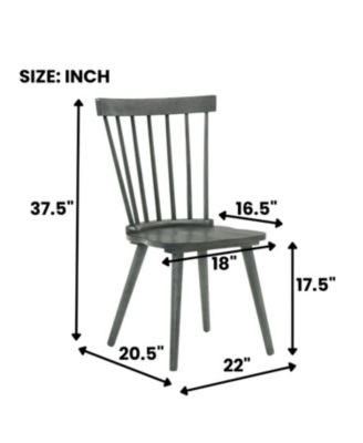 2 Rustic Farmhouse Dining Chairs