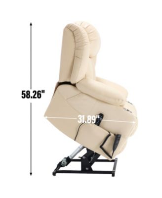 350 LBS Power Lift Recliner w/ Massage & Heat