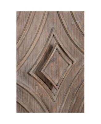 Streamdale 60" Mid-Century Sideboard with Diamond Doors