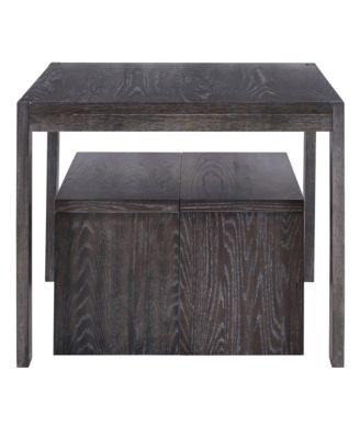 3-Piece Farmhouse Dining Set Table & 2 Benches