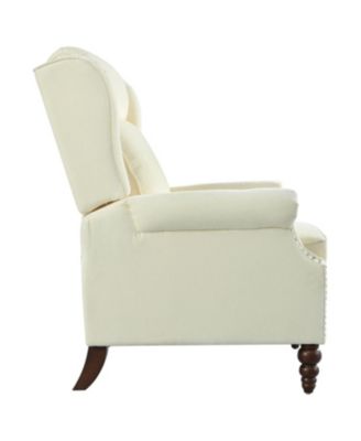 29.75" Push Back Wingback Recliner