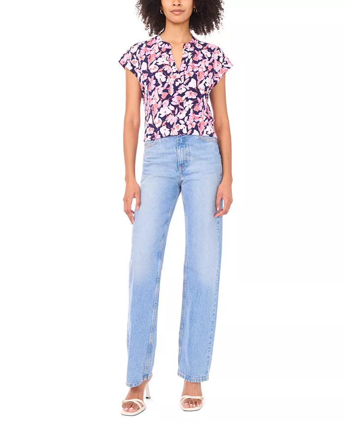 Women's V-Neck Blouse - thumbnail 2