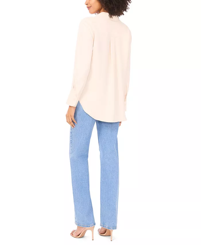 Women's Collared Neck Blouse - thumbnail 10