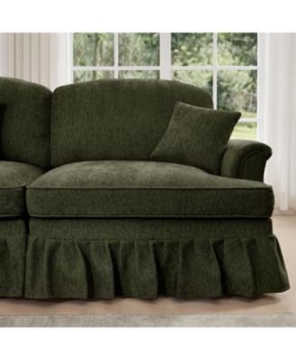 Streamdale Modular Sofa Set, Flared Arms, Removable Skirts, Spindle Legs