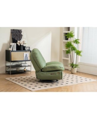 Power Recliner with Bluetooth Music, USB Charger, and Glide