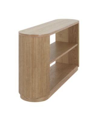 Slim Console Table with Shelf