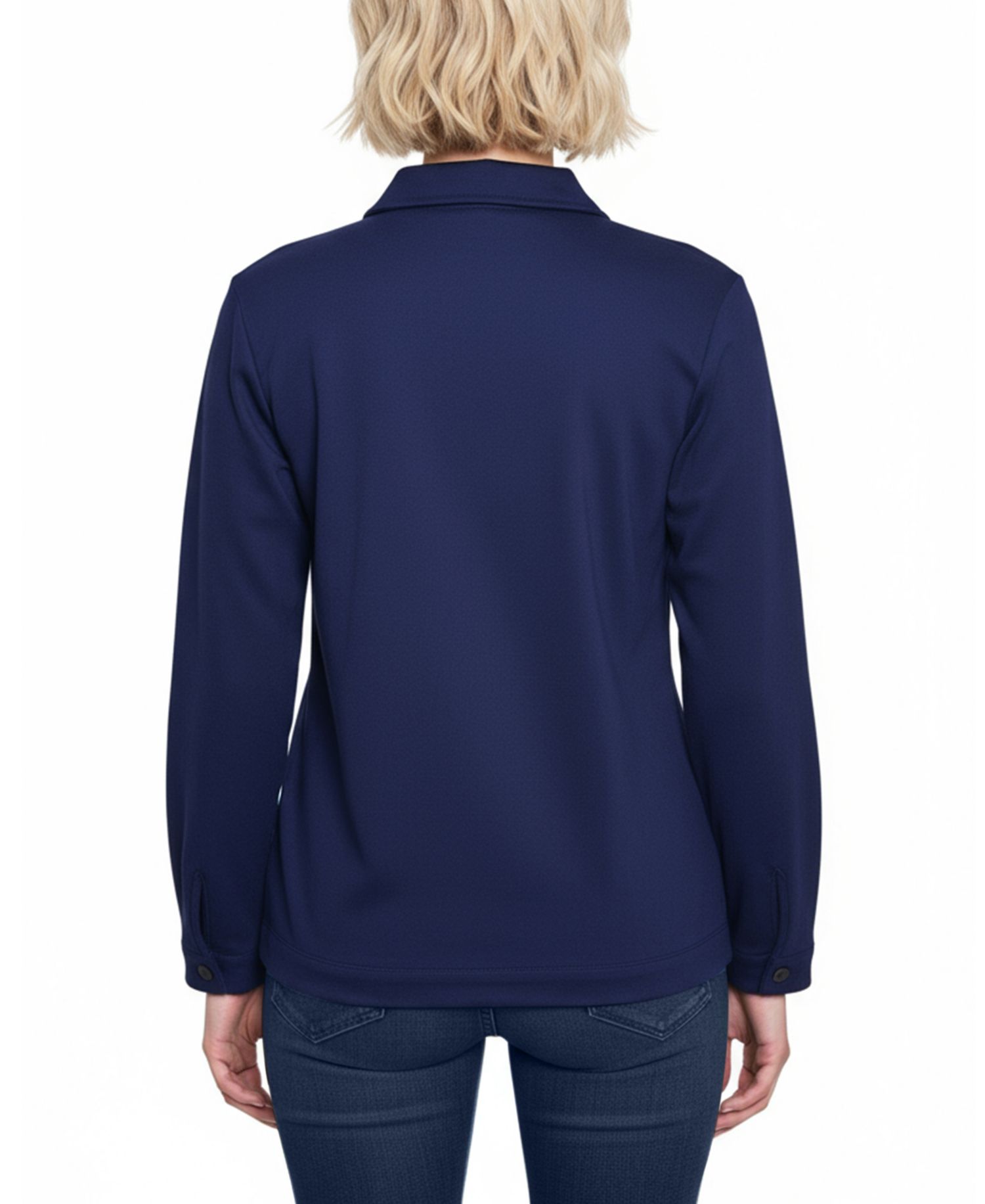 Petite Long Sleeve Ponte Jacket