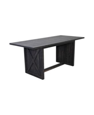 Farmhouse Dining Table 70.87" Gray