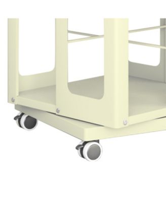 Rotating Steel Bookshelf - Yellow