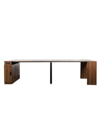 Extendable Dining Table with Outlet & Storage