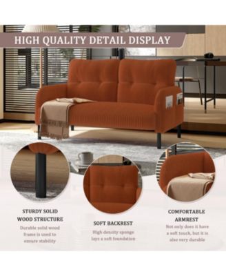 Streamdale Corduroy Double Sofa - Living Room/Bedroom