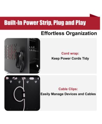 16 Bay Mobile Charging Cart for Chromebook/Tablet/Laptop.