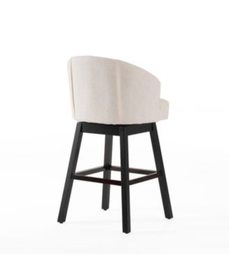 360 Degree Swivel Bar Stool with Stunning Nailhead Trim, Set of 2