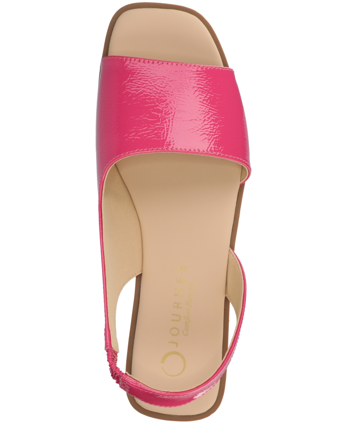 Journee Collection Women's Brinsley Slingback D'Orsay Flat Sandals