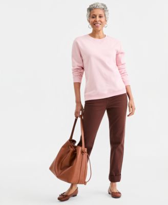 Women's Long-Sleeve Crewneck Sweatshirt