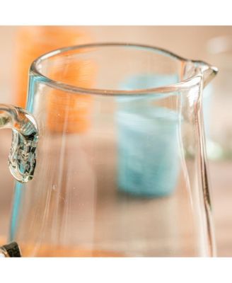 Handblown Glass Pitcher