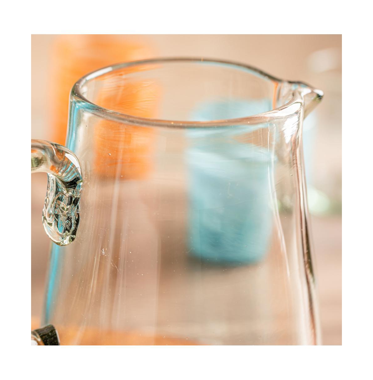 Verve Culture Handblown Glass Pitcher