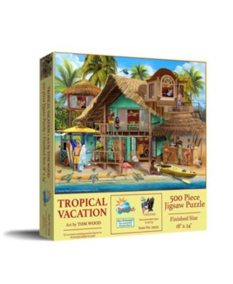 Tropical Vacation 500 piece Jigsaw Puzzle for Adults