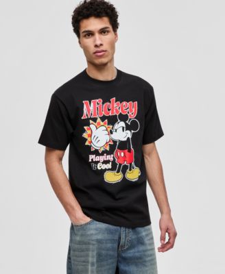 Men's Cotton Mickey Mouse Graphic T-Shirt, Macy's Exclusive