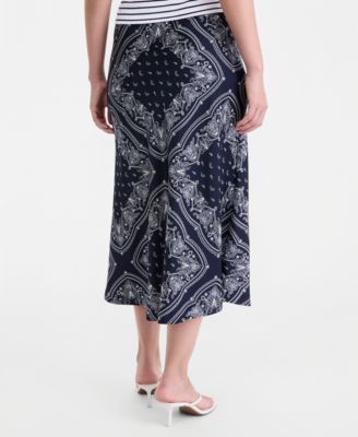 Women's Pull-On Midi Slip Skirt