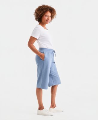 Women's Mid Rise Sweatpant Bermuda Shorts