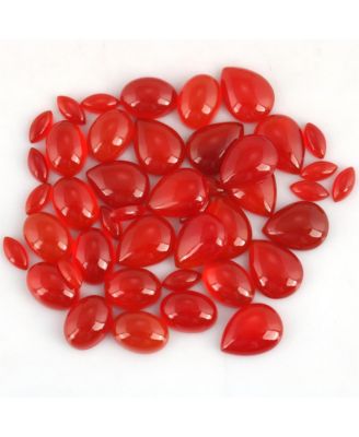 Sterling Silver Red Jasper East West Ring, Size 5 to 11