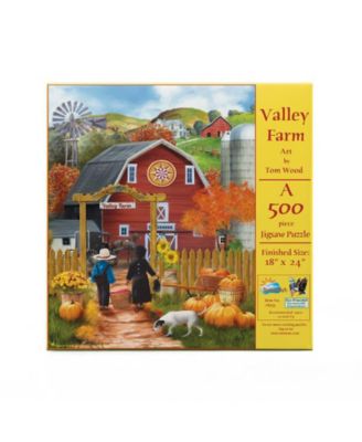 Valley Farm 500 piece Jigsaw Puzzle for Adults Halloween
