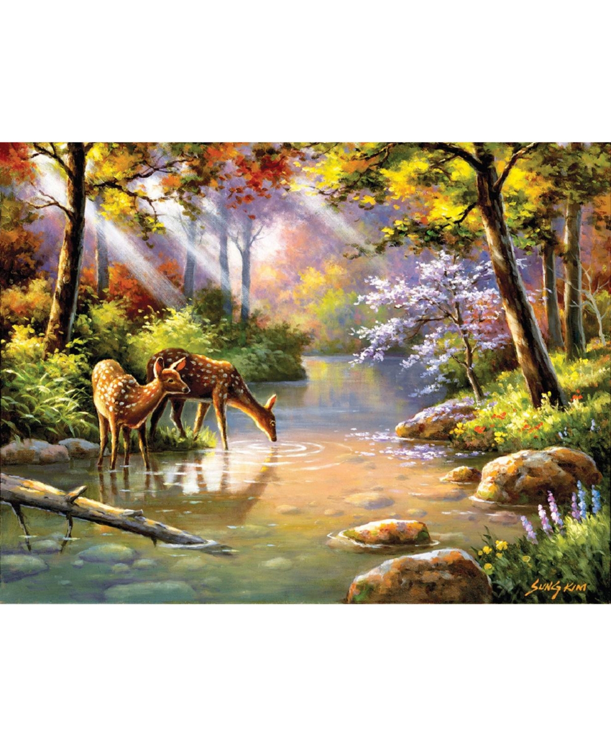 SunsOut Doe Re Me Creek 300 piece Jigsaw Puzzle for Adults