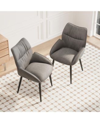 Elegant Velvet Dining Chairs (Set of 2)