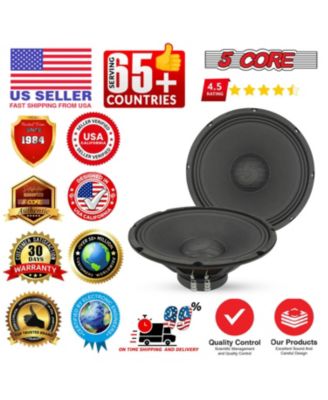 12 Inch Speaker 200W Car Loudspeaker 4 Ohm Replacement Driver w 30 Oz Y30 Magnet for Vehicle - SP 12120 4OHMS